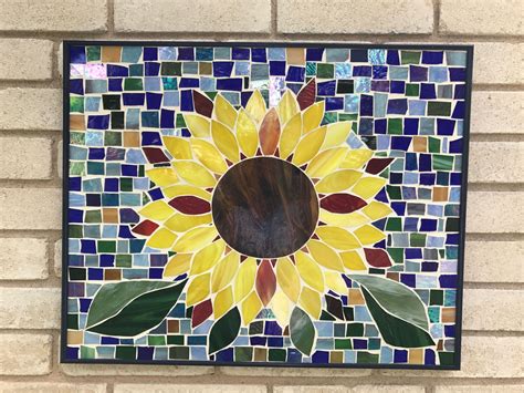 My Mosaic Piece 😎 Glass Mosaic Art Stained Glass Mosaic Art Mosaic Art