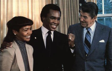 Ray charles leonard (born may 17, 1956), best known as sugar ray leonard, is an american former professional boxer, motivational speaker, and occasional actor. Sugar Ray Leonard and Wife With President Reagan Washington, DC