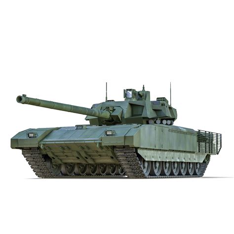 T 14 Armata Russian Main Battle Tank 3d Model 159 Max Fbx Obj