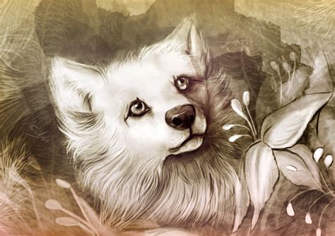 Cute Wolf By Mandy0x On Deviantart Animals Artwork Wolf Art Drawing