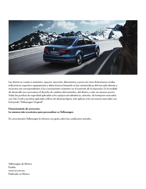 Vw Archives 2014 Vw Jetta Accessories Brochure Mexico