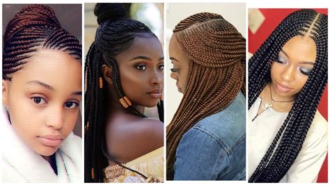 These patterns can be straight, curved, or random and the braids can be thin, thick, or of various nature. Latest Ghana Braids Hairstyles For 2019 | Ghana braids, Ghana braids hairstyles, Braided hairstyles