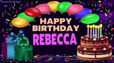 Happy Birthday Rebecca Birthday Greeting Birthdaykim