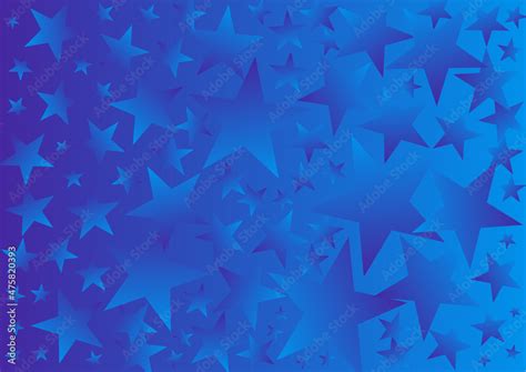 Abstract Blue Gradient Star Background Vector Stock Vector Adobe Stock