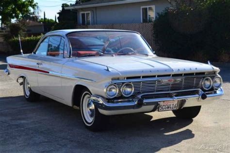 Restored Numbers Matching 1961 Chevy Impala Sport Coupe Bubble Top 3484 Speed For Sale Photos