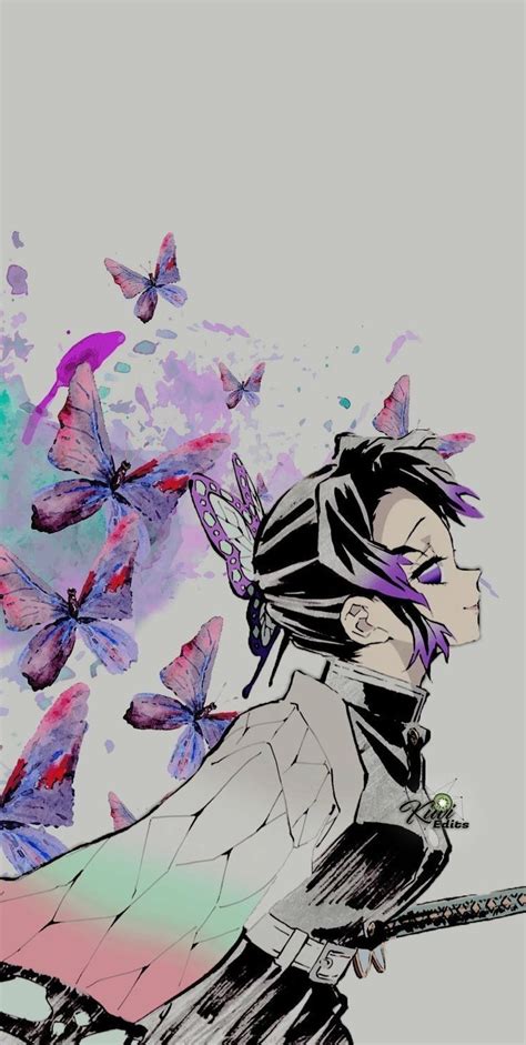 Shinobu Kochou Matching Wallpaper Aesthetic Kimetsu No Yaiba Or Demons