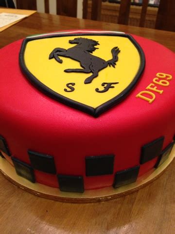 Grab as many as you want and access them and all their updates any time via your account CAKE CUPBOARD: Ferrari logo cake