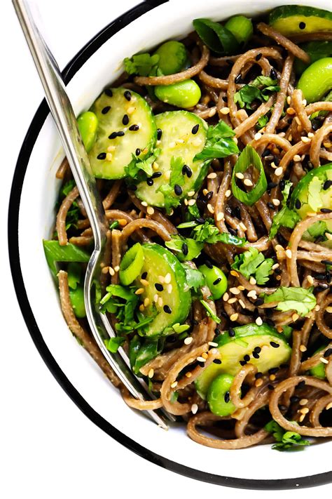 Quick Peanut Soba Noodles Gimme Some Oven