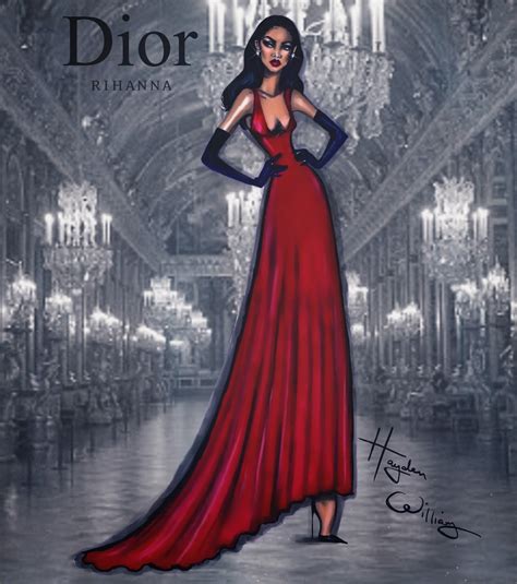 Hayden Williams Fashion Illustrations Dior X Rihanna Secret Garden 4