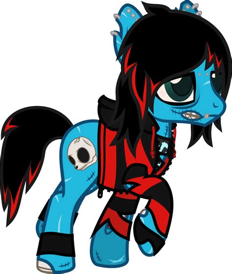 Safe Artist Lightningbolt Derpibooru Exclusive Oc Oc Only Oc Emo Lad Earth Pony