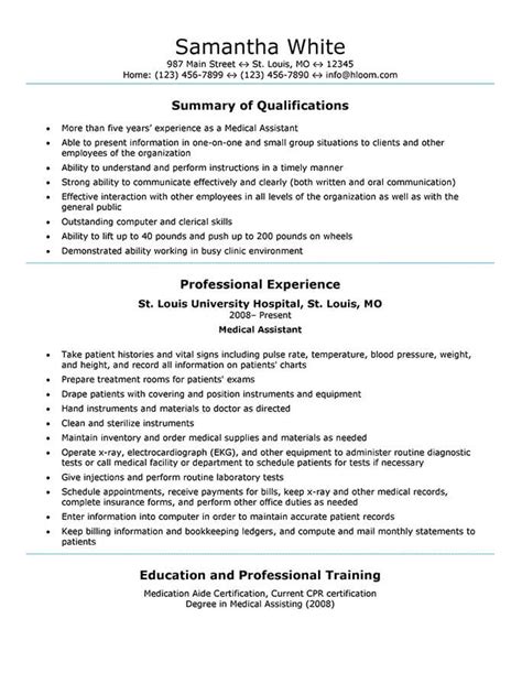 Our medical assistant externship resume example will help you explore new ways of creating one. Professional Resume For Medical Students - Medical Student ...