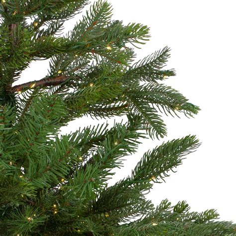 65 Pre Lit Full Oregon Noble Fir Artificial Christmas Tree Warm