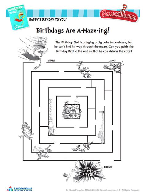 Birthday Maze Seussville