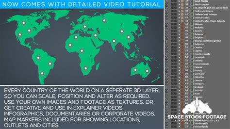 Videohive World Map Kit - INTRO HD