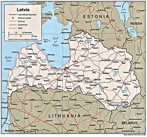 Maps Of Latvia Detailed Map Of Latvia In English Tourist Map Of