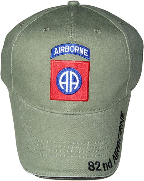 Us Army 82nd Airborne Baseball Cap Od Green Adjustable Amazonde Fashion