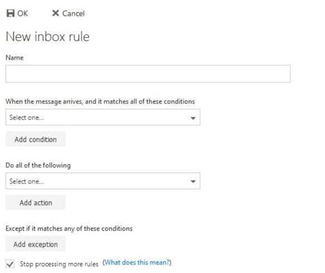 Arrange Outlook Inbox Using Folders And Rules