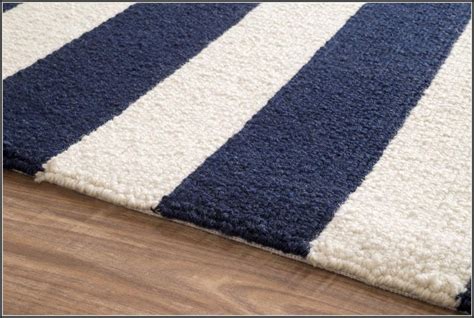 Navy Blue And White Striped Rug Rugs Home Decorating Ideas Mzqm13aqay