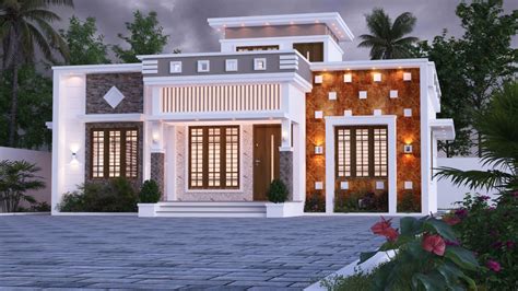 1220 Sq Ft 2bhk Single Floor Modern And Beautiful House Design Home