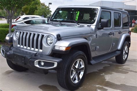 Pre Owned 2019 Jeep Wrangler Unlimited Sahara 4wd Convertible In