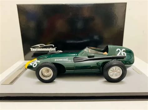 Tecnomodel 118 Scale Resin Model Car Vanwall 1958 Gp Italy 26 Green