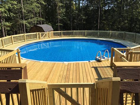 Decks For Above Ground Swimming Pools Greater Altanta Decks And Gazebos