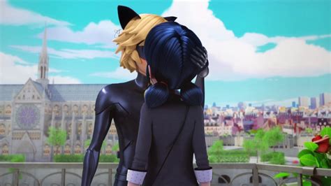 Miraculous Ladybug Speededit Marichat Kiss Balcony Scene Season 2