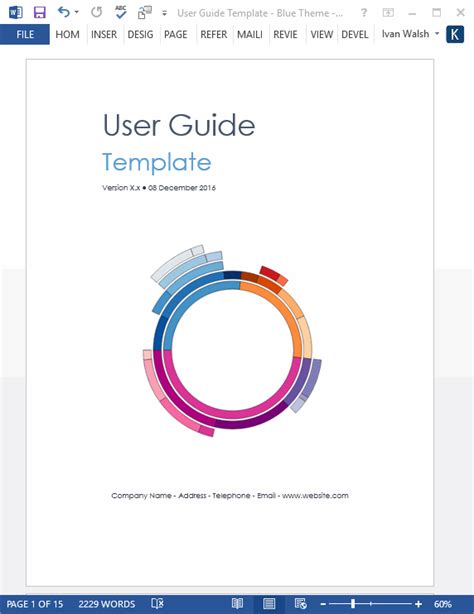 User Guide Templates Forms Checklists For Ms Office And Apple Iwork