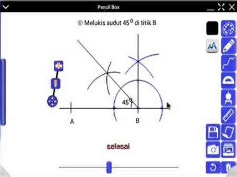 Libatkan semua sukuan untuk hasil pembelajaran (iv). Geometri Membina sudut 45 darjah (Matematik Tingkatan 2 ...