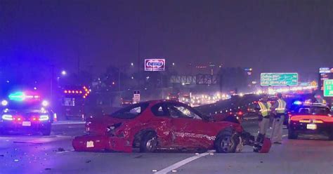 1 Killed In 4 Car Crash In Baldwin Park Cbs Los Angeles