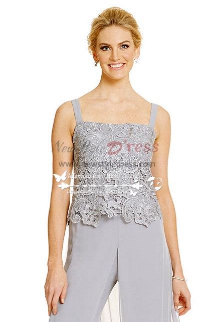 Shop david's bridal great selection of suits and sets for mothers of the bride or groom or grandmothers of the bride and groom. Silver grey 3PC Pantset for Summer wedding Mother of the ...