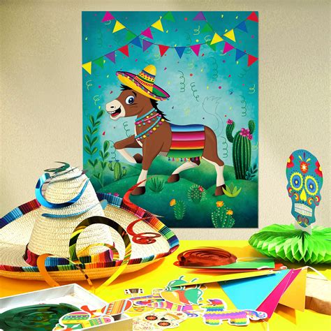 Buy Pin The Tail On The Donkey Party Game Mexican Donkey Game Poster