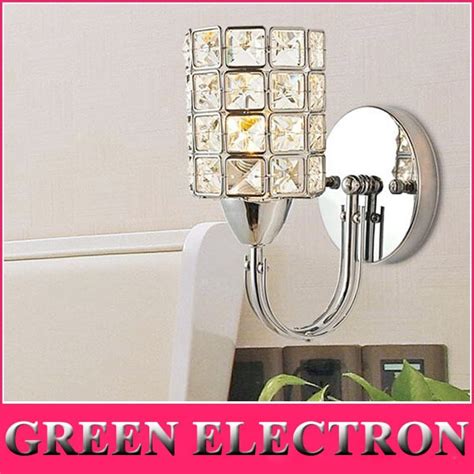 Modern Crystal Wall Lamps E14 Led Crystal Wall Light Bedside Lamps