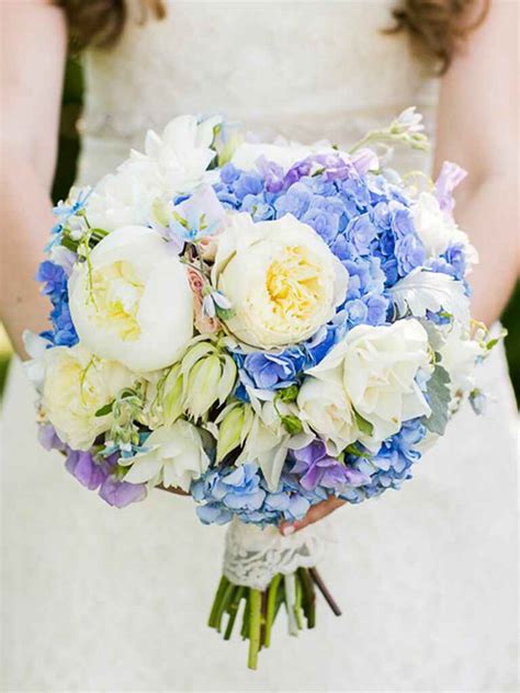 The Best Blue Wedding Flowers And 16 Gorgeous Blue Bouquets