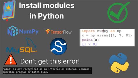 Python Modules Numpy Scipy Matplotlib Etc Installation Guide