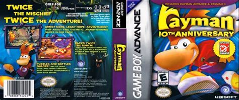 Rayman 10th Anniversary Game Boy Advance Videogamex