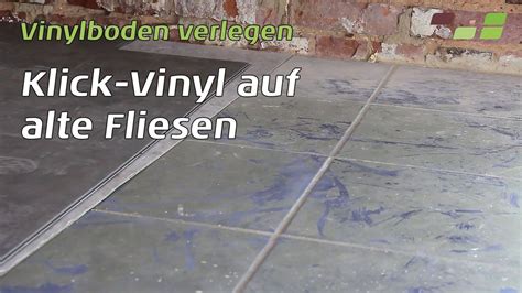 Der wert sollte nicht 0,15 m²k/w übersteigen. Vinylboden Auf Fliesen Verlegen Planeo Klickvinyl Youtube ...