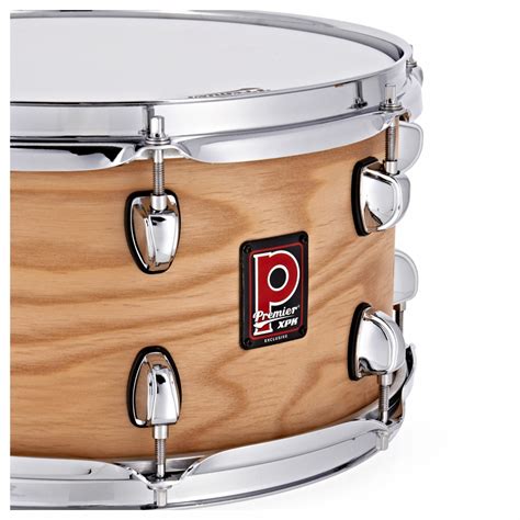 Premier Xpk Exclusive 13 X 7 Birch Snare Drum Natural Ash Satin