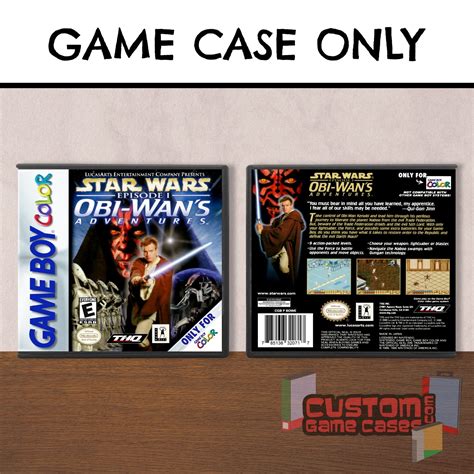 Star Wars Episode I Obi Wans Adventures Gbc Game Boy Color Game