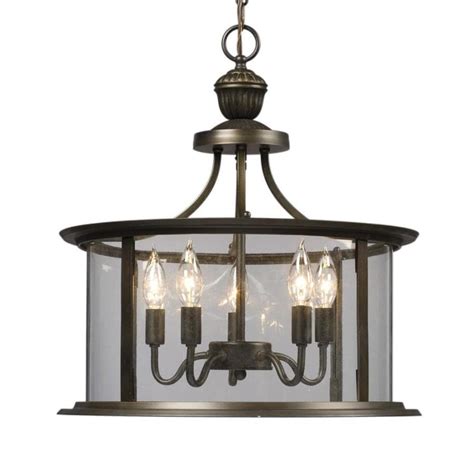 Galaxy Lighting Huntington Oil Rubbed Bronze Single Transitional Clear