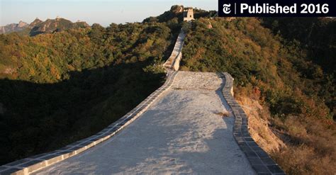 ‘botched Repair To Chinas Great Wall Provokes Outrage The New York