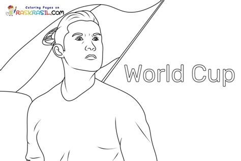 Dibujos De Copa Mundial De Fútbol Para Colorear