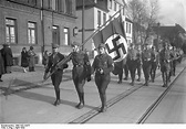 [Photo] German Nazi SA men in parade, Braunschweig, Germany, Apr 1932 ...