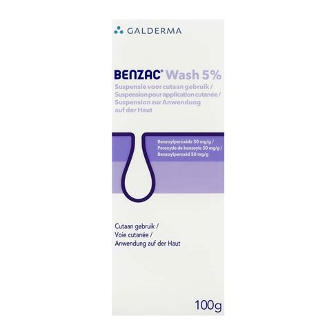 Benzac Wash 5 100g Kopen Multipharma Be