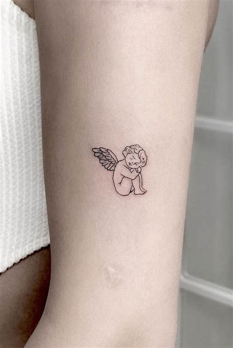 Simple Angel Tattoos For Women