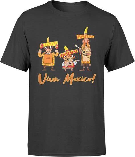 Viva Mexico Tshirt T Shirt Standard Amazonit Abbigliamento