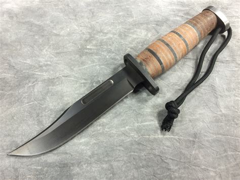 What Is A 2015 Buck 119 Usa Fixed Blade Stacked Leather Hunting Knife