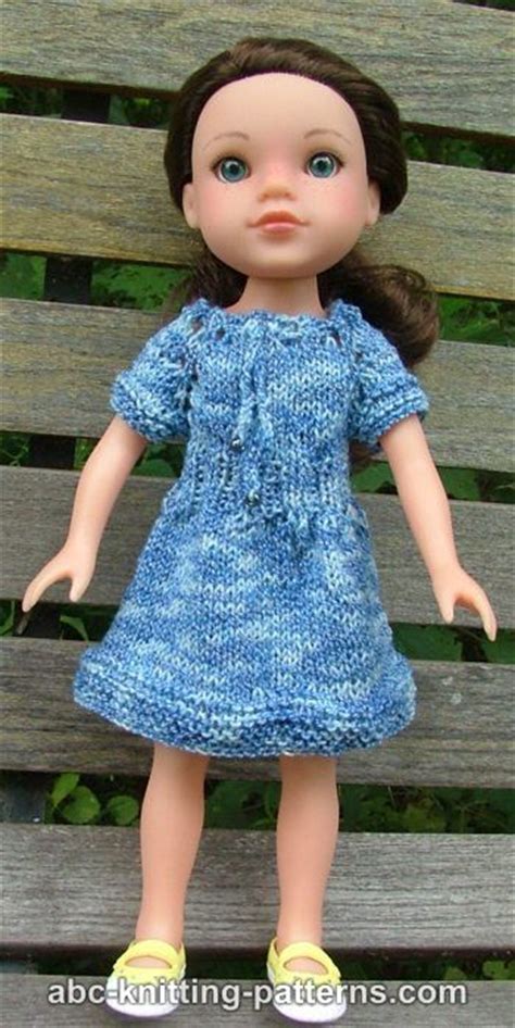 Knitting Patterns Galore Dells Drawstring Raglan Summer Dress