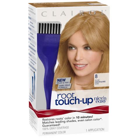 Clairol Nice N Easy Root Touch Up 8 Medium Blonde Hair Color Kit 1 Ct
