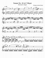 Mozart: Sonata No. 16 in C Major, Mvt I "Allegro" (1788) sheet music ...
